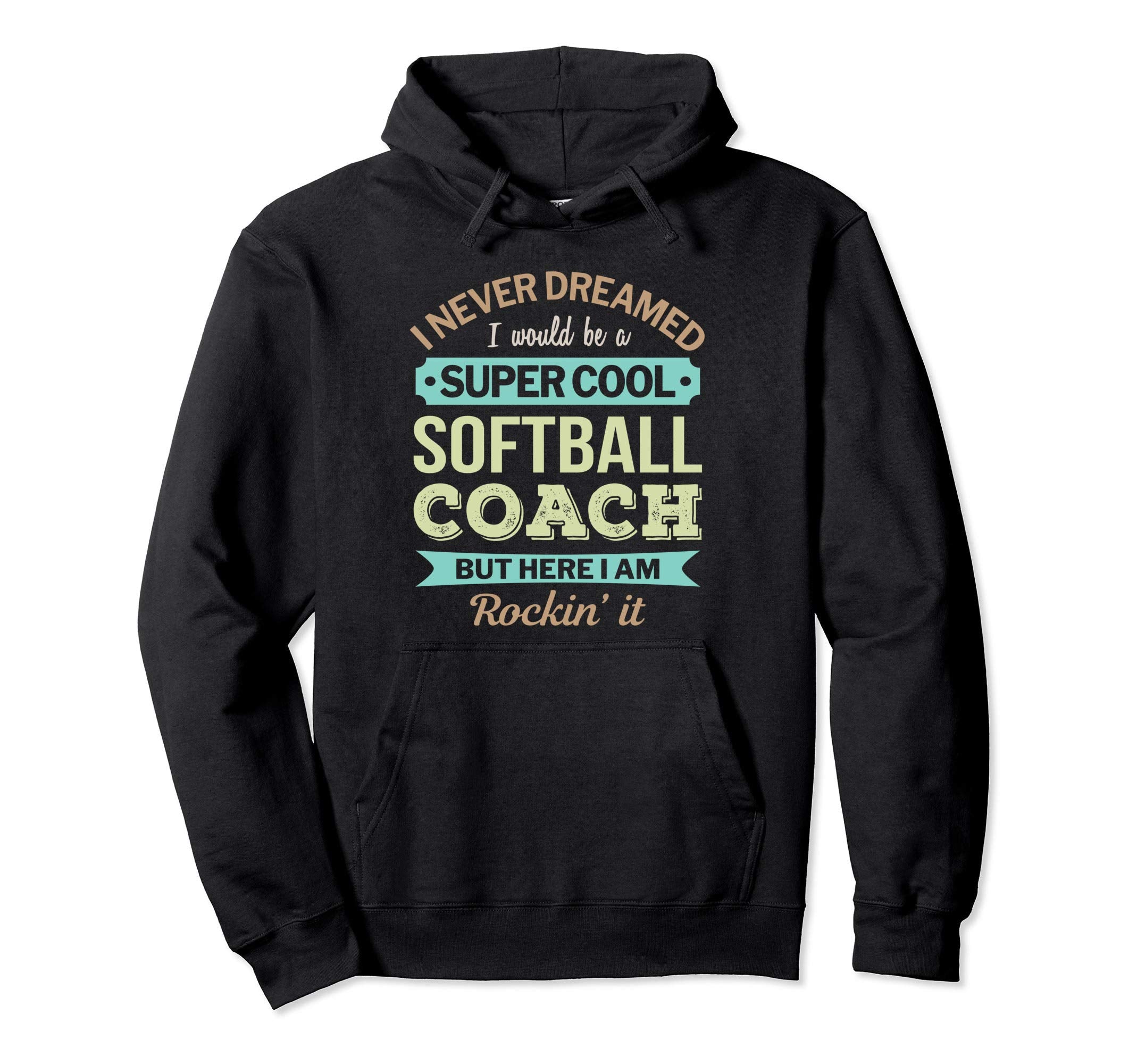 Softball Coach Gift Funny Appreciation Hoodie - Unique Graphic Men Women