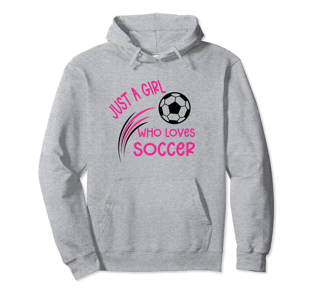 Just Who Loves Soccer Fun Sport Hoodie - Aesthetic Graphic for Adults