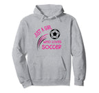 Just Who Loves Soccer Fun Sport Hoodie - Aesthetic Graphic for Adults