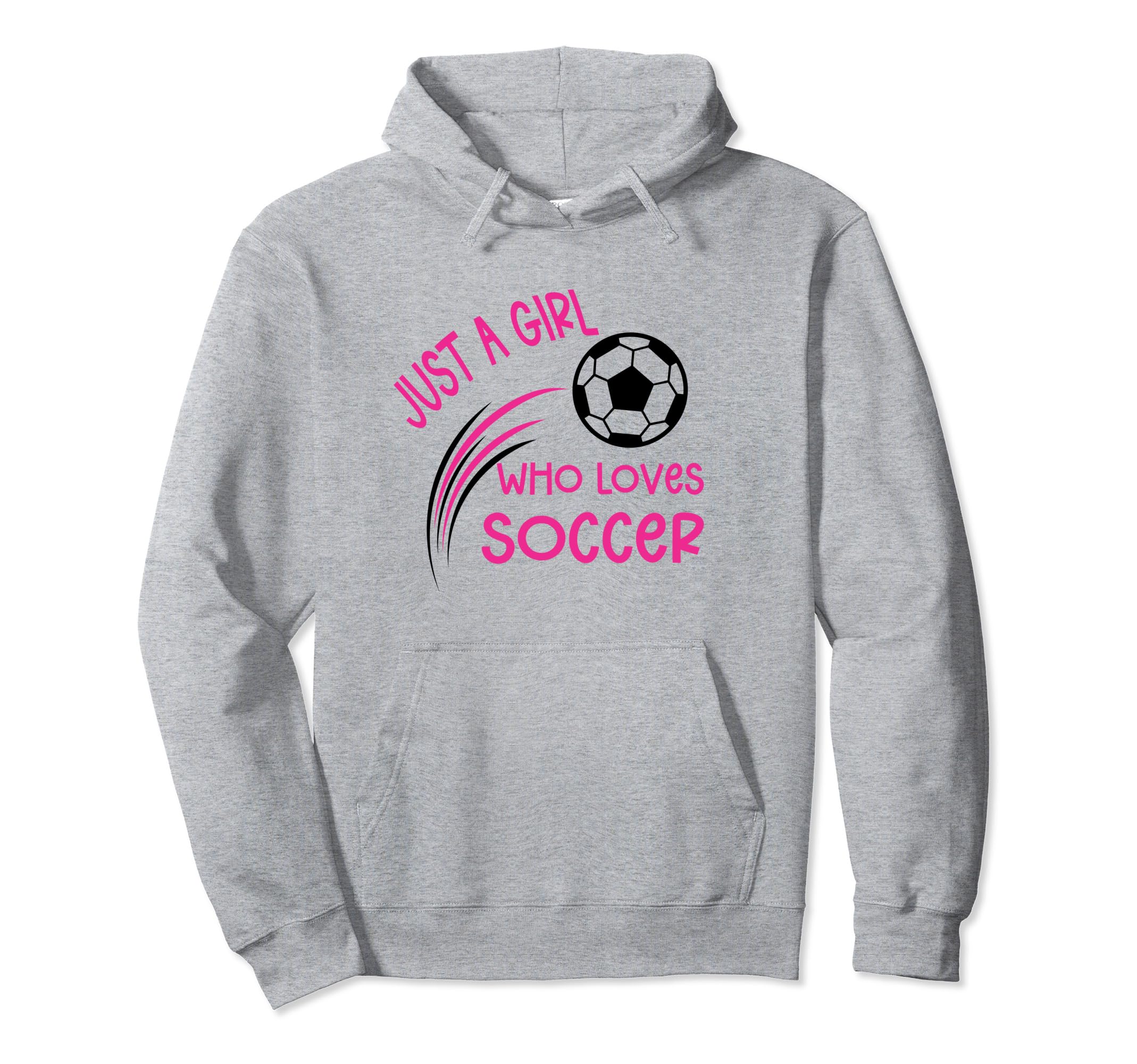 Just Who Loves Soccer Fun Sport Hoodie - Aesthetic Graphic for Adults