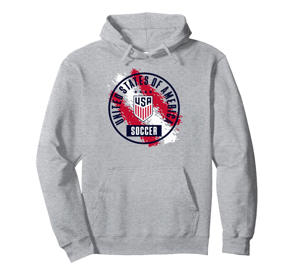 Usa Soccer Paint Heather Uswnt Hoodie - Trendy Graphic for Adults