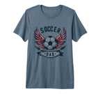 Soccer Dad Family Matching Dad Fathers Day T-Shirt - Trendy Graphic Unisex
