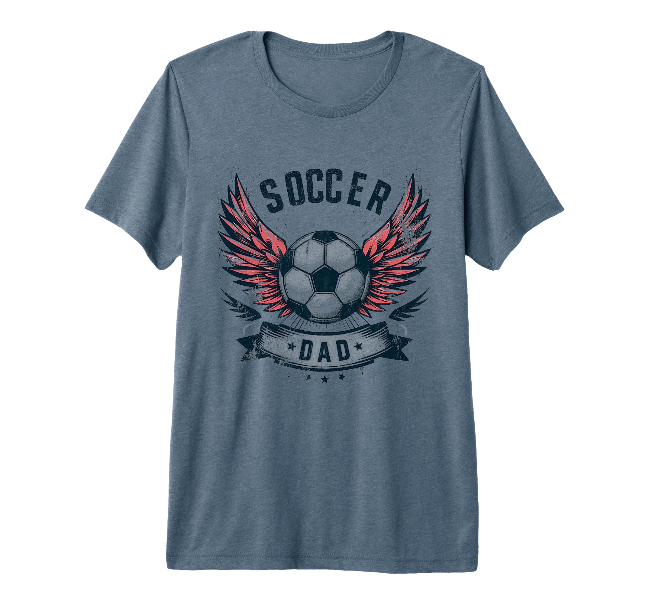 Soccer Dad Family Matching Dad Fathers Day T-Shirt - Trendy Graphic Unisex