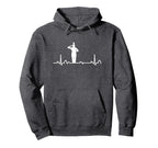 Drum Major Heartbeat Marching Band Hoodie - Aesthetic Graphic Unisex