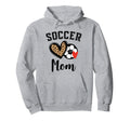 Soccer Mom Leopard Heart Hoodie - Aesthetic Graphic for Adults