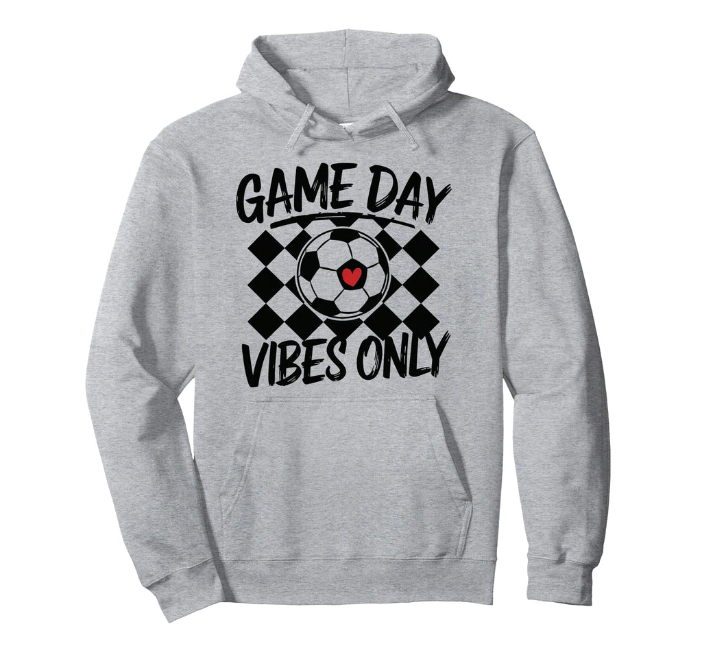 Groovy Soccer Soccer Game Day Vibes Hoodie - Aesthetic Graphic Men Women