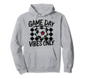Groovy Soccer Soccer Game Day Vibes Hoodie - Aesthetic Graphic Men Women