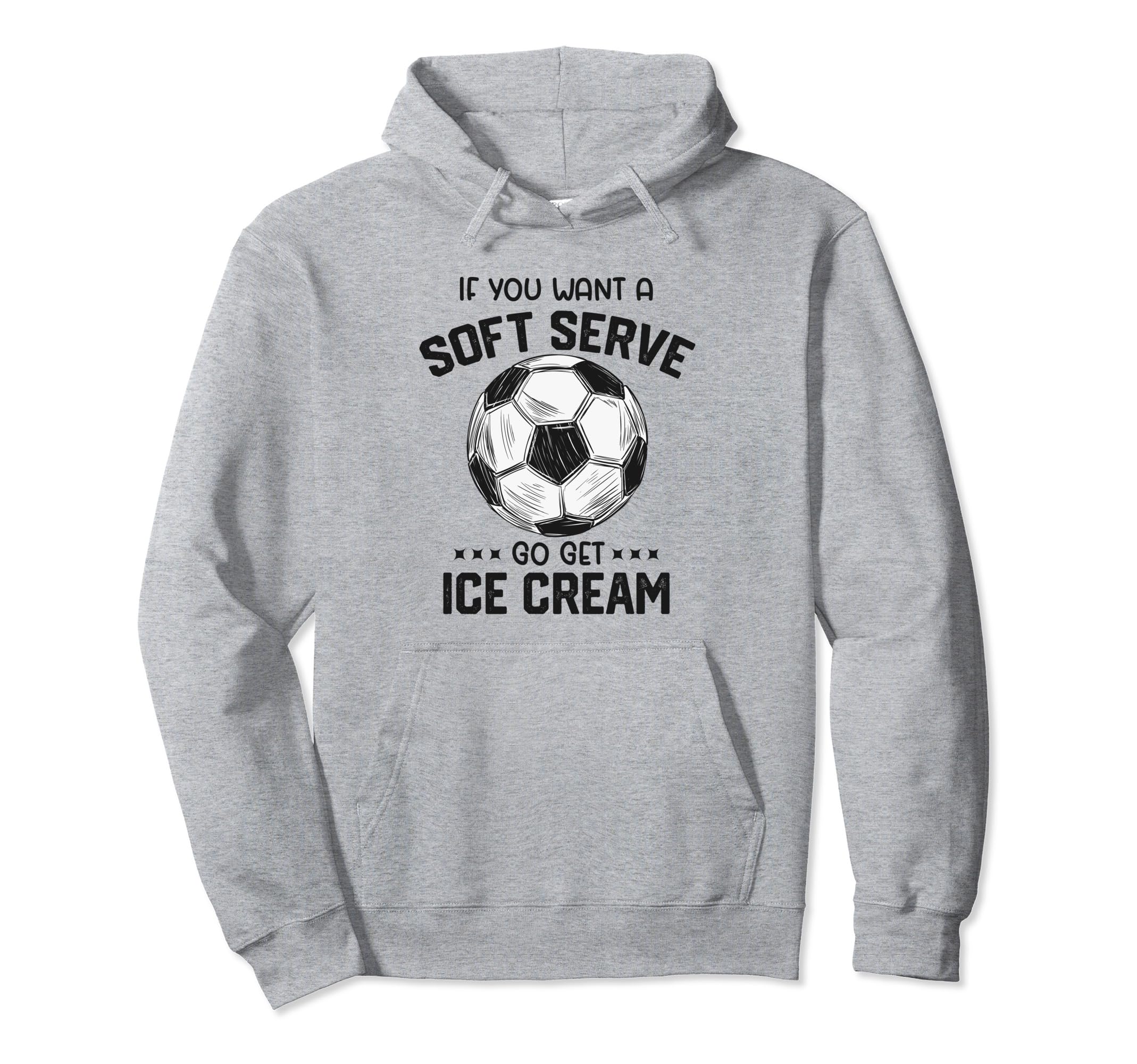 Funny Soccer Soccer Lovers Soccer Hoodie - Graphic Print for Adults