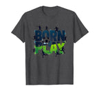 Born To Play Soccer Athlete Passion T-Shirt - Trendy Graphic Men Women