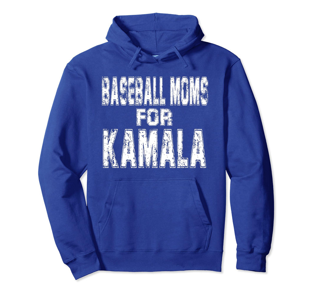 Baseball Moms Kamala Harris Walz Hoodie - Fun Novelty Design Men Women