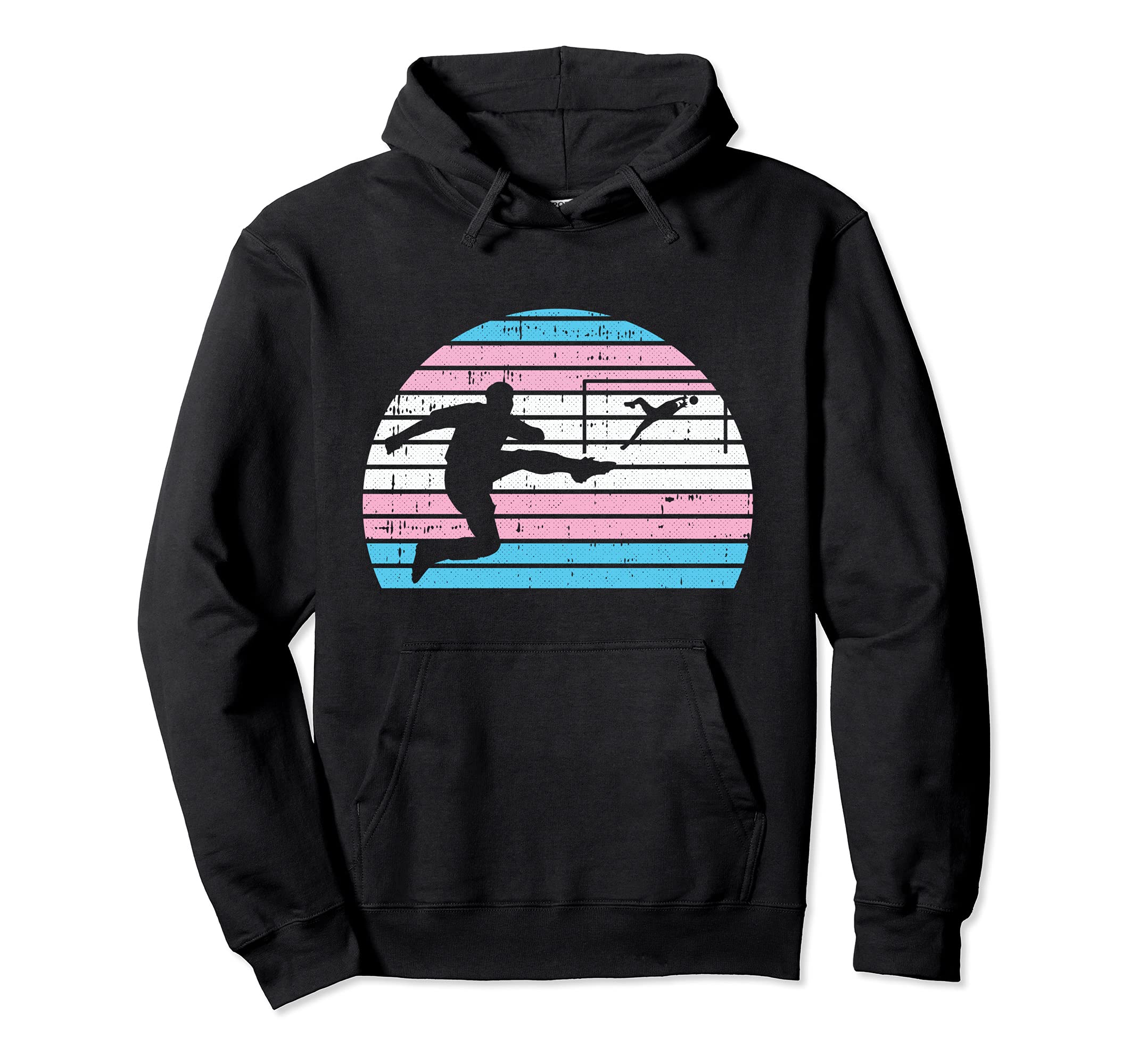 Soccer Player Lgbt Q Trans Gender Pride Hoodie - Graphic Print Men Women