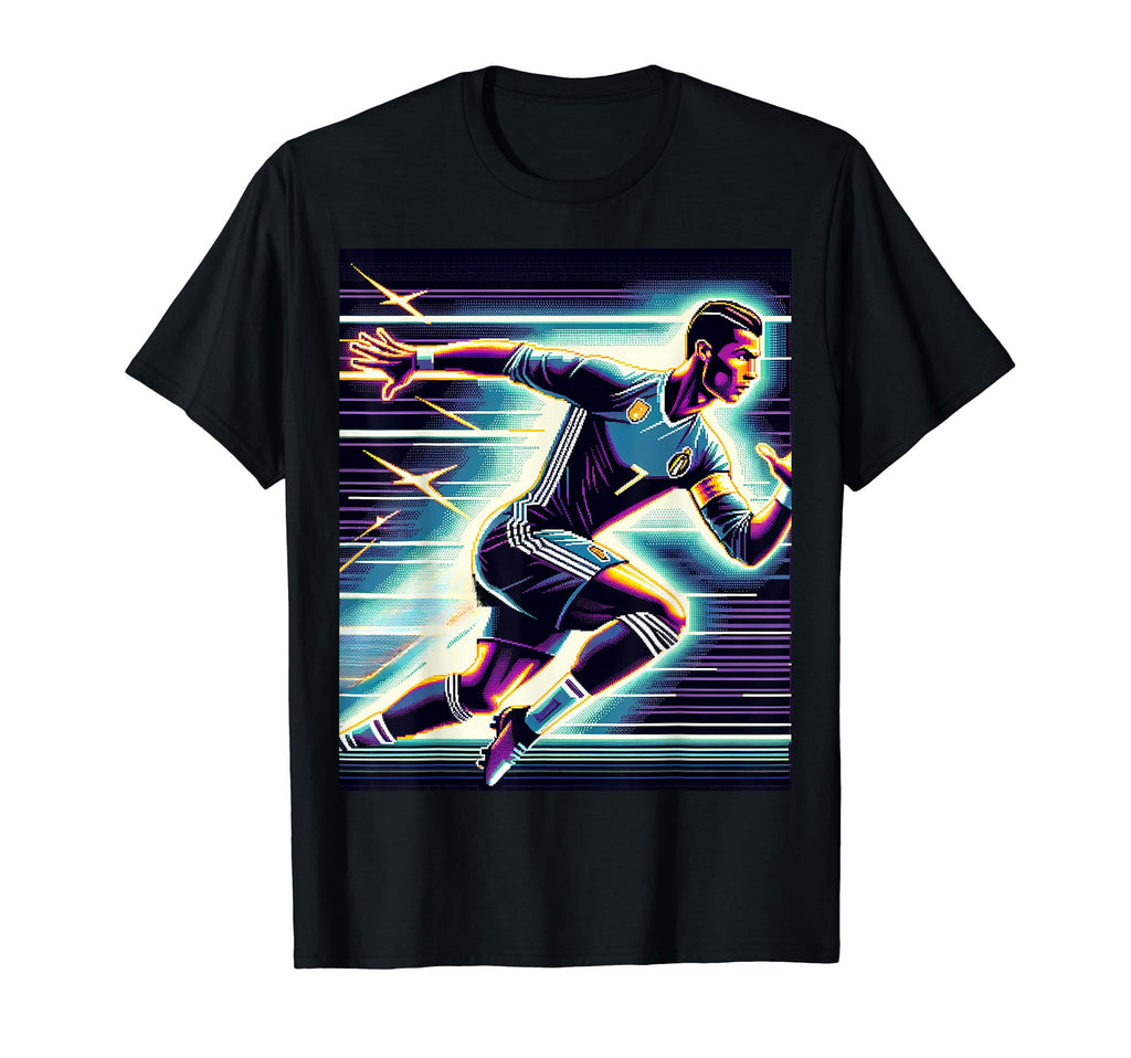 Football Star Gaming Arcade Soccer T-Shirt - Novelty Apparel Men Women