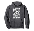 Proud Sister Soccer Senior 2026 Hoodie - Streetwear Style Men Women