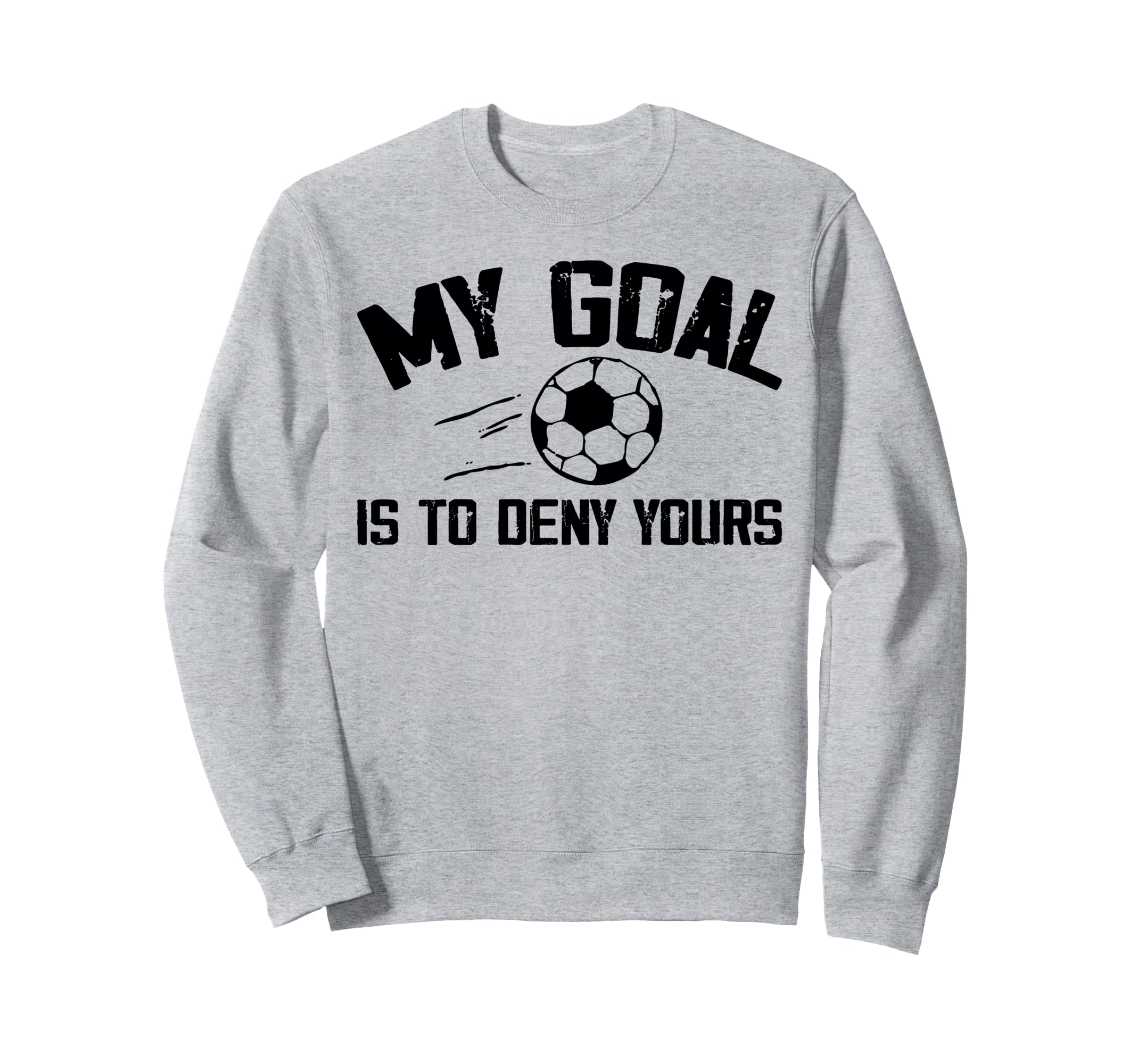 Soccer Goalie Art Gag Soccer Player Sweatshirt - Unique Graphic Unisex