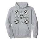 Soccer Bow Game Day Soccer Coquette Bow Hoodie - Unique Graphic Unisex