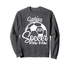 Senior Soccer Paw Paw 2024 Class Sweatshirt - Custom Art Print Men Women