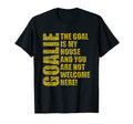 Funny Goalie Goalkeeper Soccer Player T-Shirt - Custom Art Print for Adults