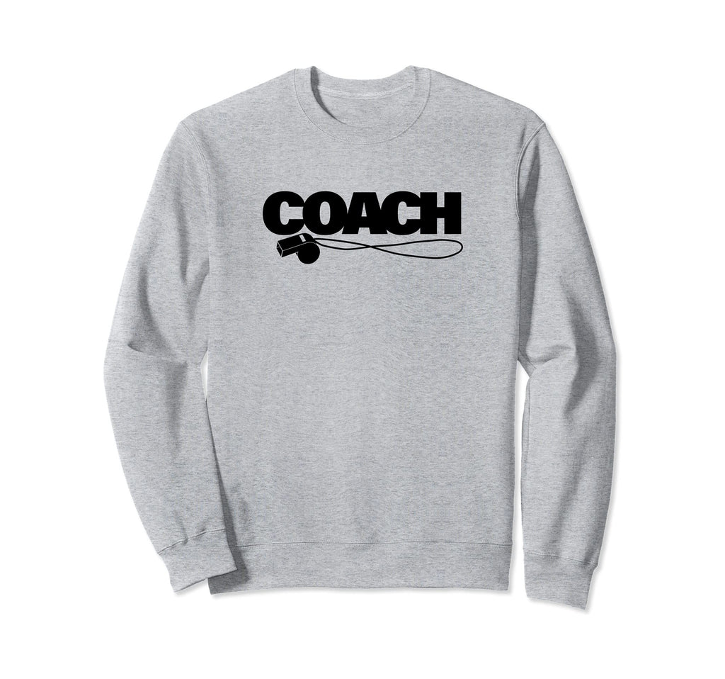 Soccer Baseball Basketball Coach Whistle Sweatshirt - Graphic Print Unisex
