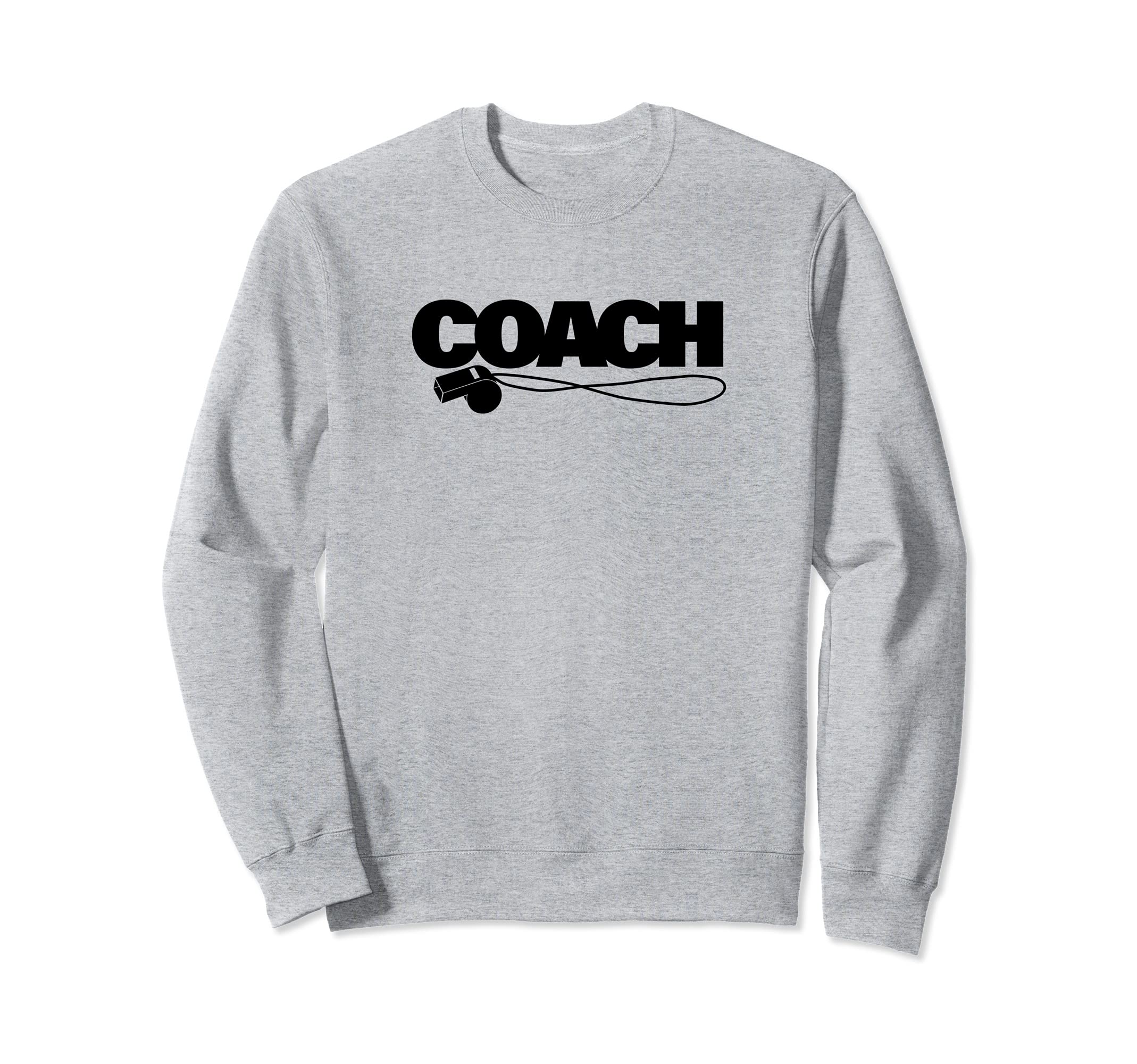Soccer Baseball Basketball Coach Whistle Sweatshirt - Graphic Print Unisex