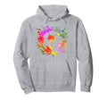 Soccer Ball Watercolor Paint Hoodie - Fun Novelty Design for Adults