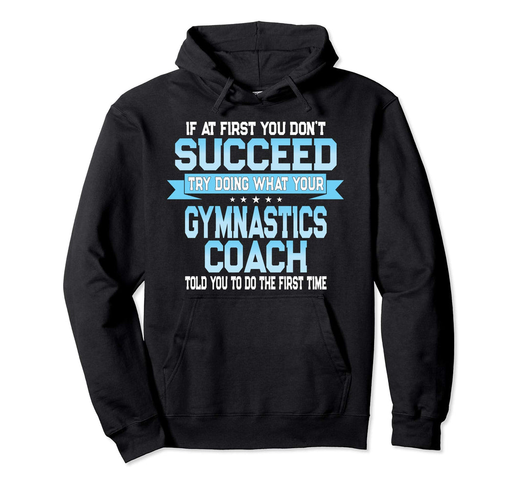 Fun Sport Coach Funny Gymnastics Coach Hoodie - Unique Graphic Unisex