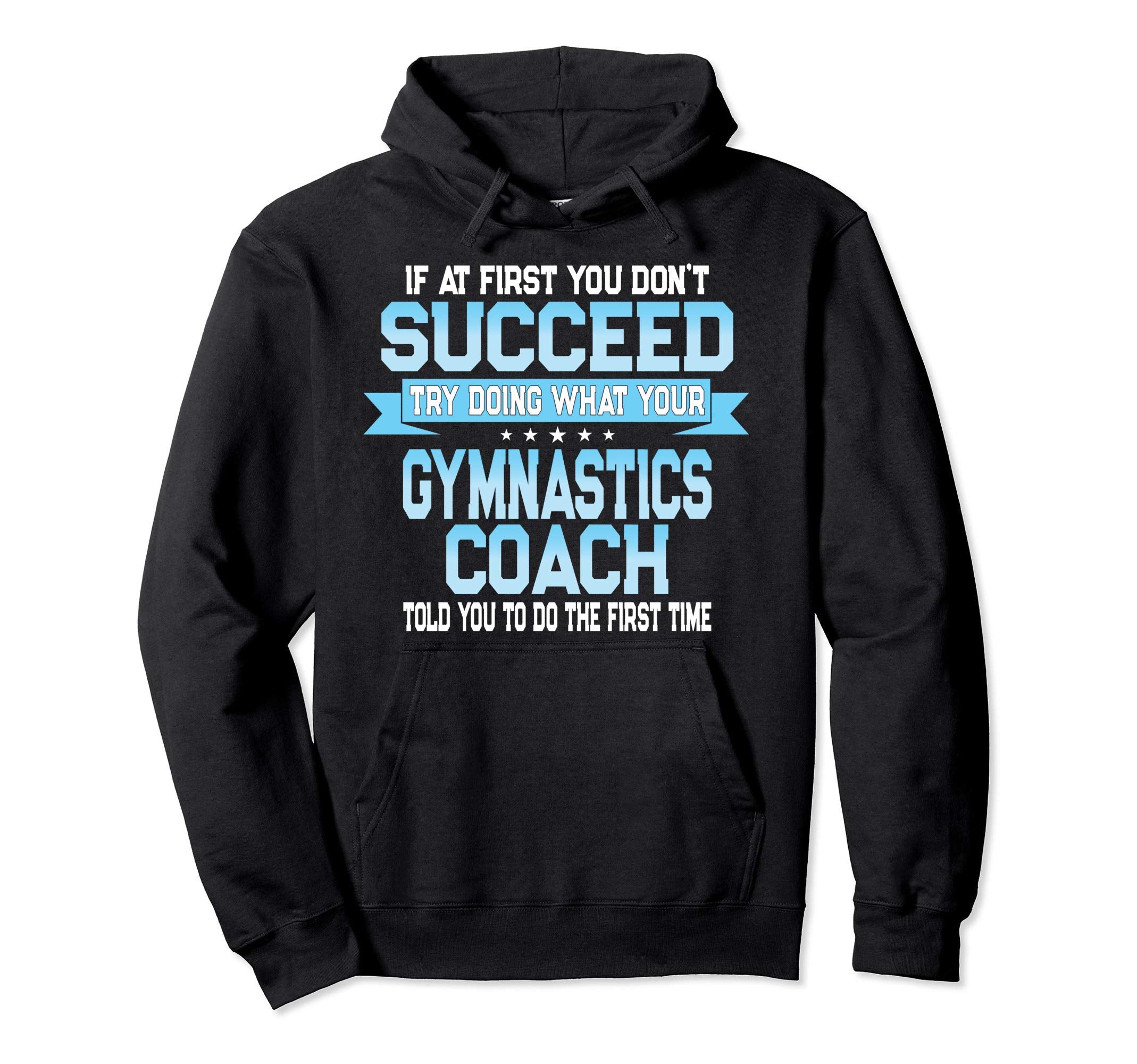 Fun Sport Coach Funny Gymnastics Coach Hoodie - Unique Graphic Unisex