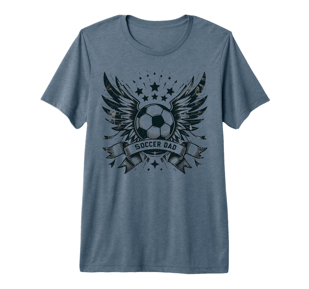 Soccer Dad Family Matching Dad Fathers T-Shirt - Custom Art Print Unisex