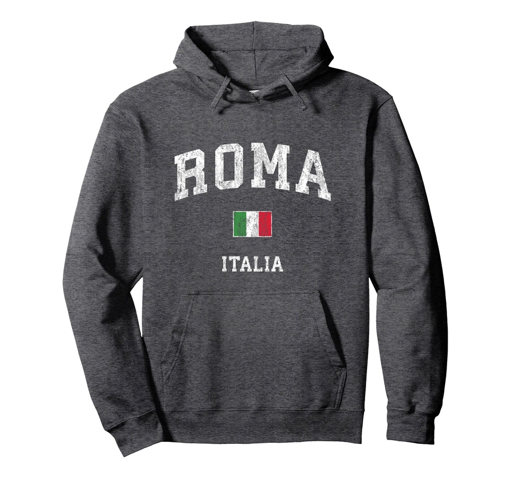 Roma Italia Rome Italy Athletic Sports Hoodie - Aesthetic Graphic Unisex