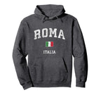 Roma Italia Rome Italy Athletic Sports Hoodie - Aesthetic Graphic Unisex