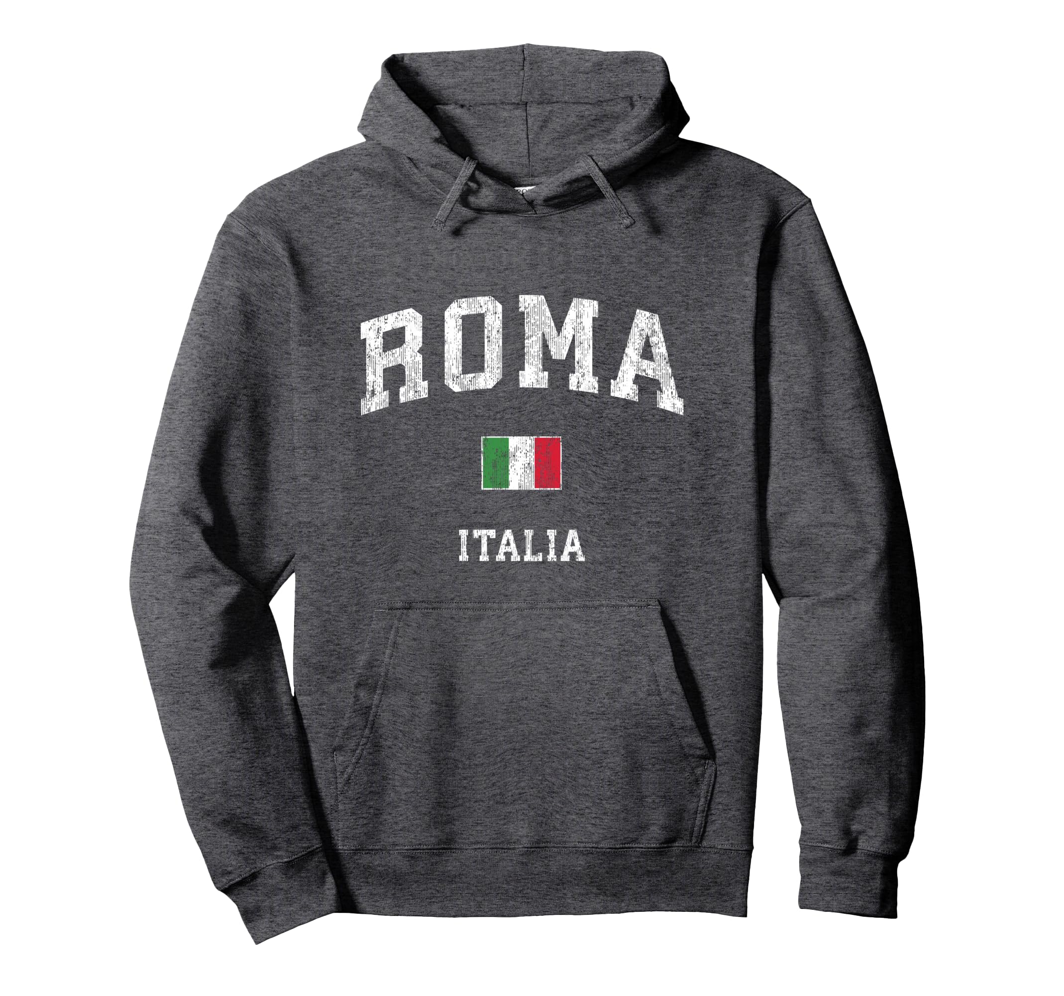 Roma Italia Rome Italy Athletic Sports Hoodie - Aesthetic Graphic Unisex