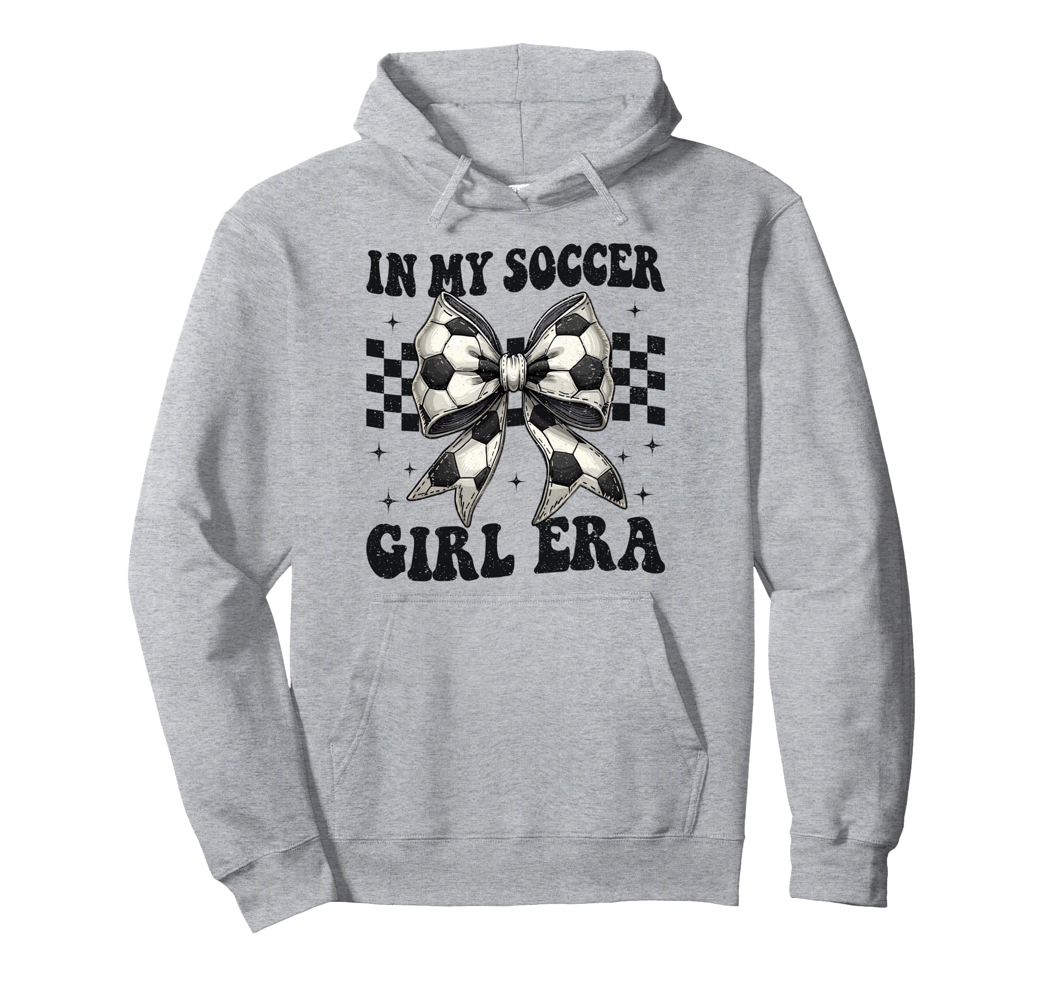 My Soccer Era Coquette Bow Soccer Hoodie - Custom Art Print Unisex