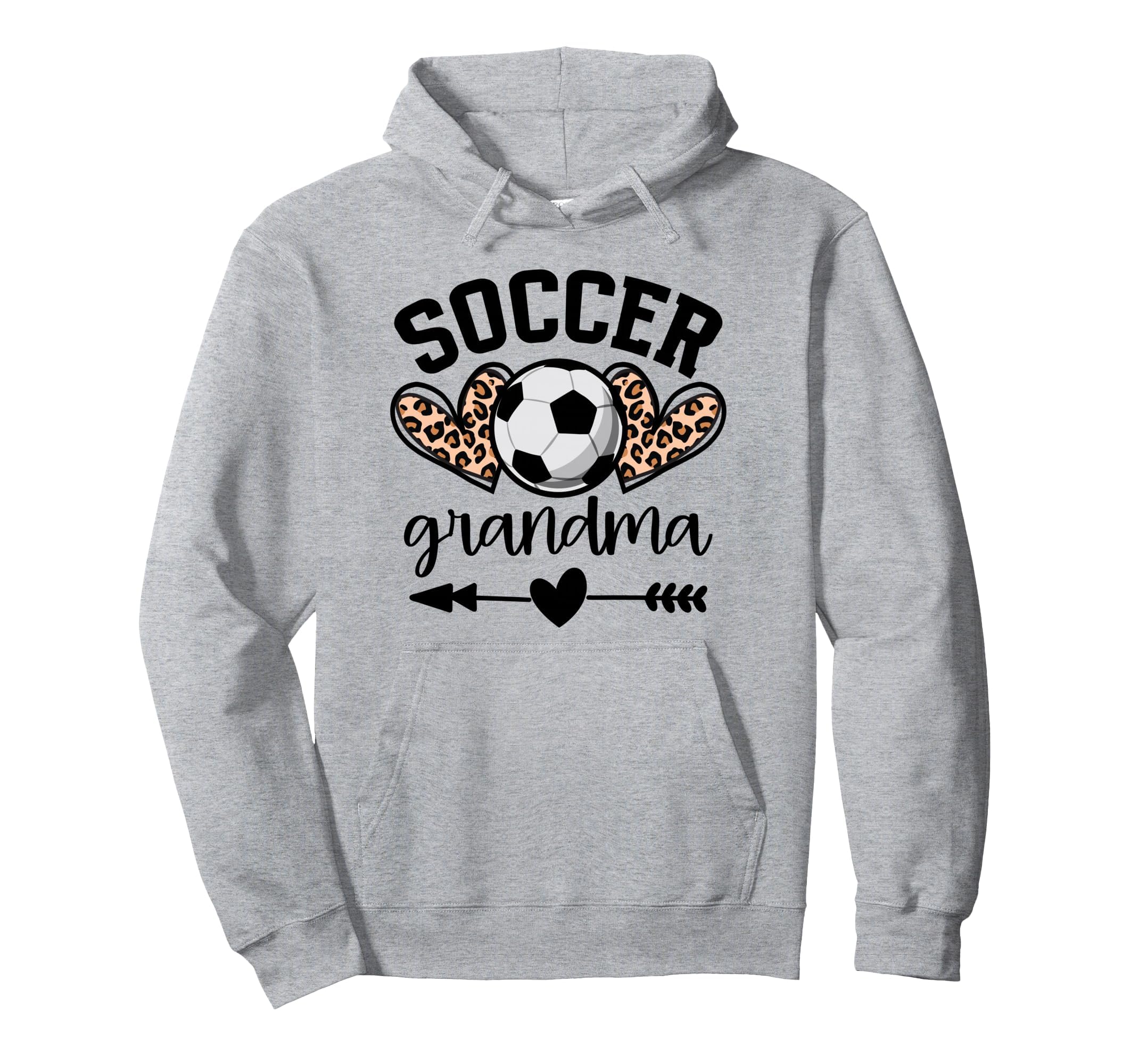 Soccer Grandma Womens Soccer Day Hoodie - Fun Novelty Design for Adults