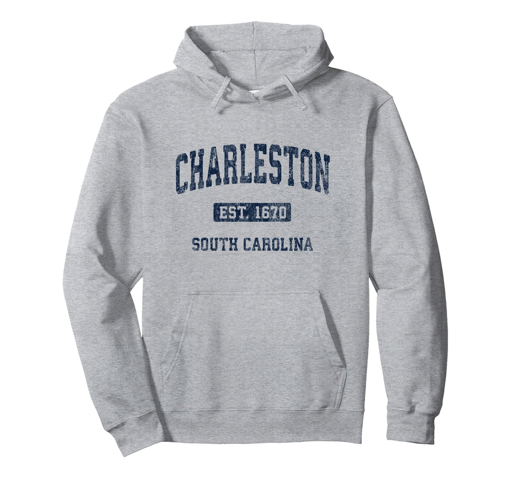 Charleston South Carolina Sc Athletic Hoodie - Minimalist Print Unisex