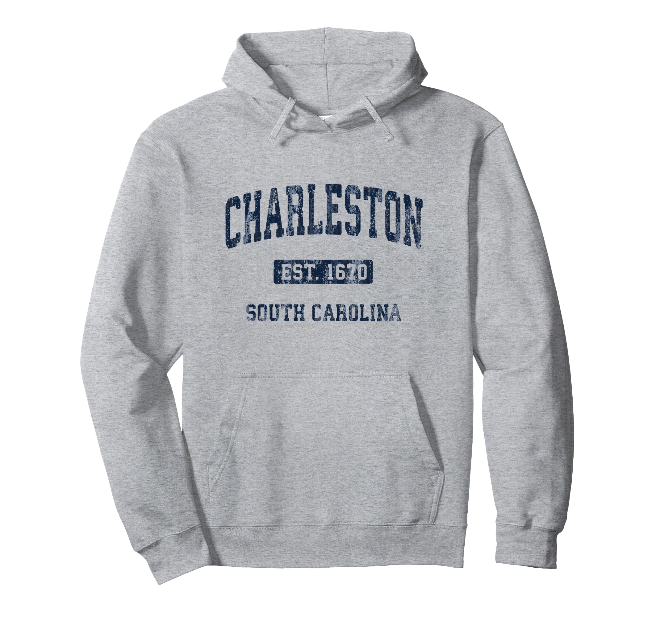 Charleston South Carolina Sc Athletic Hoodie - Minimalist Print Unisex