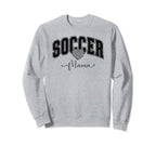 Soccer Mama Team Mom Athlete Mom Sweatshirt - Graphic Print for Adults