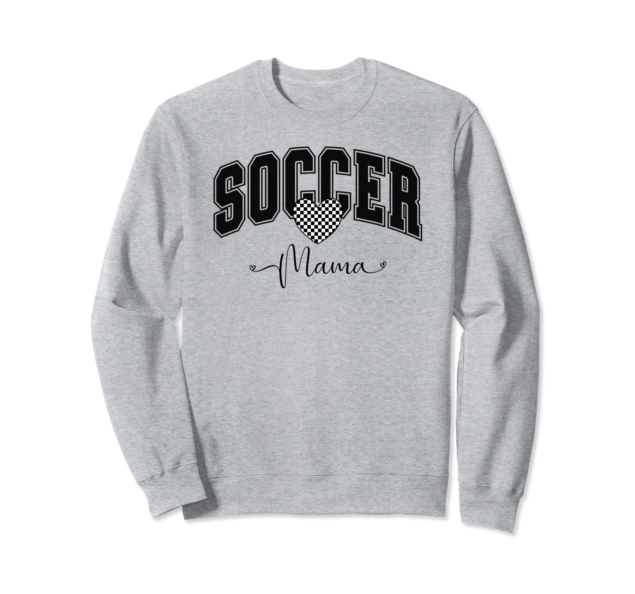 Soccer Mama Team Mom Athlete Mom Sweatshirt - Graphic Print for Adults