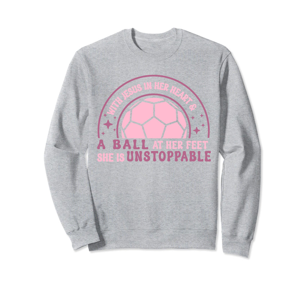 Soccer Soccer Player Soccer Sweatshirt - Aesthetic Graphic Unisex