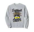 Softball Auntie Proud Af Soccer Sweatshirt - Fun Novelty Design for Adults