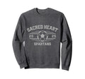 Sacred Heart Spartans Soccer Ball Sweatshirt - Streetwear Style Unisex