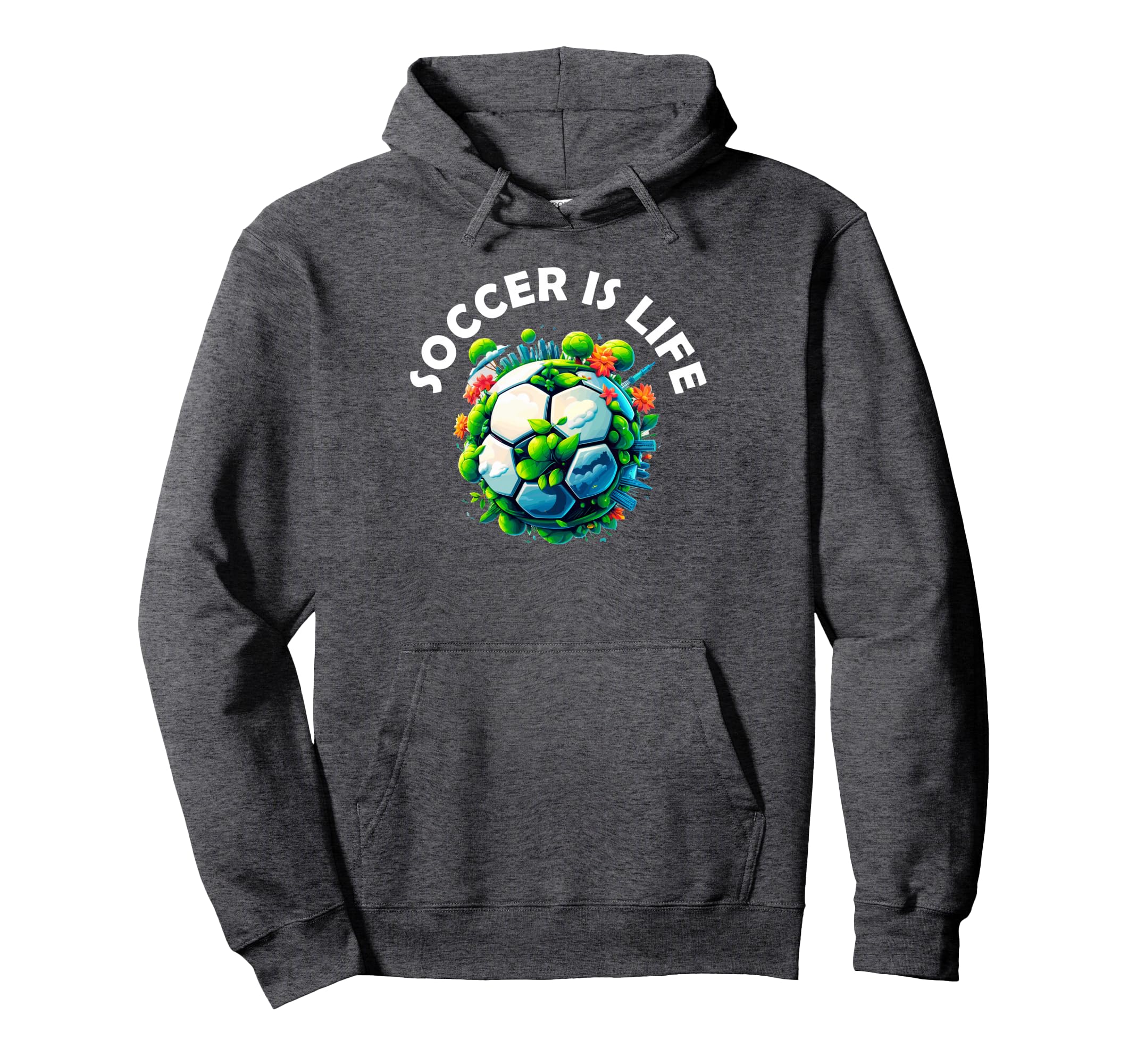 Soccer Is Life Hoodie - Novelty Apparel Unisex