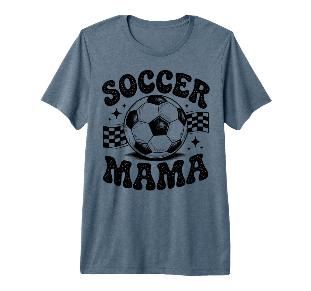 Soccer Mama Football Soccer Player Mom T-Shirt - Novelty Apparel Men Women