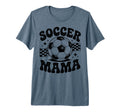 Soccer Mama Football Soccer Player Mom T-Shirt - Novelty Apparel Men Women