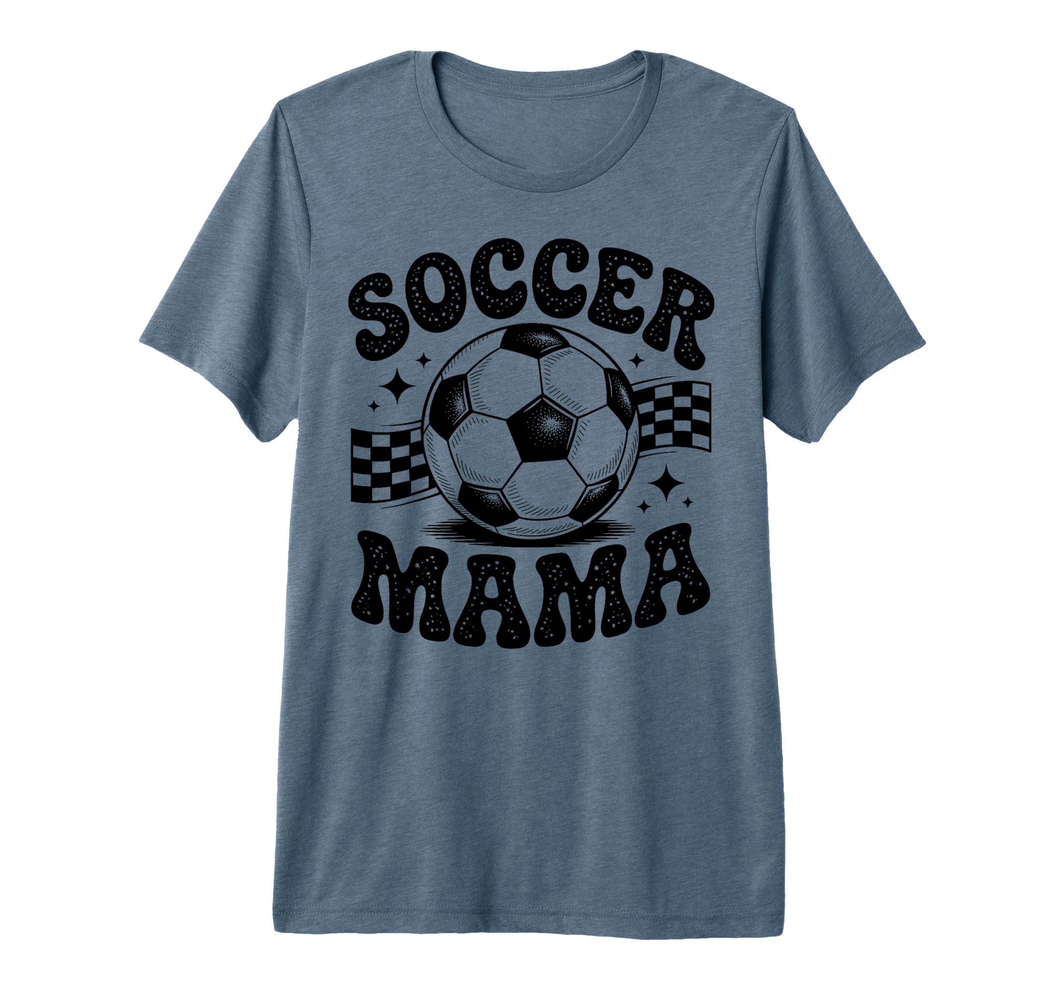 Soccer Mama Football Soccer Player Mom T-Shirt - Novelty Apparel Men Women