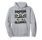 Soccer Grandma Funny Coquette Bow Hoodie - Aesthetic Graphic Men Women