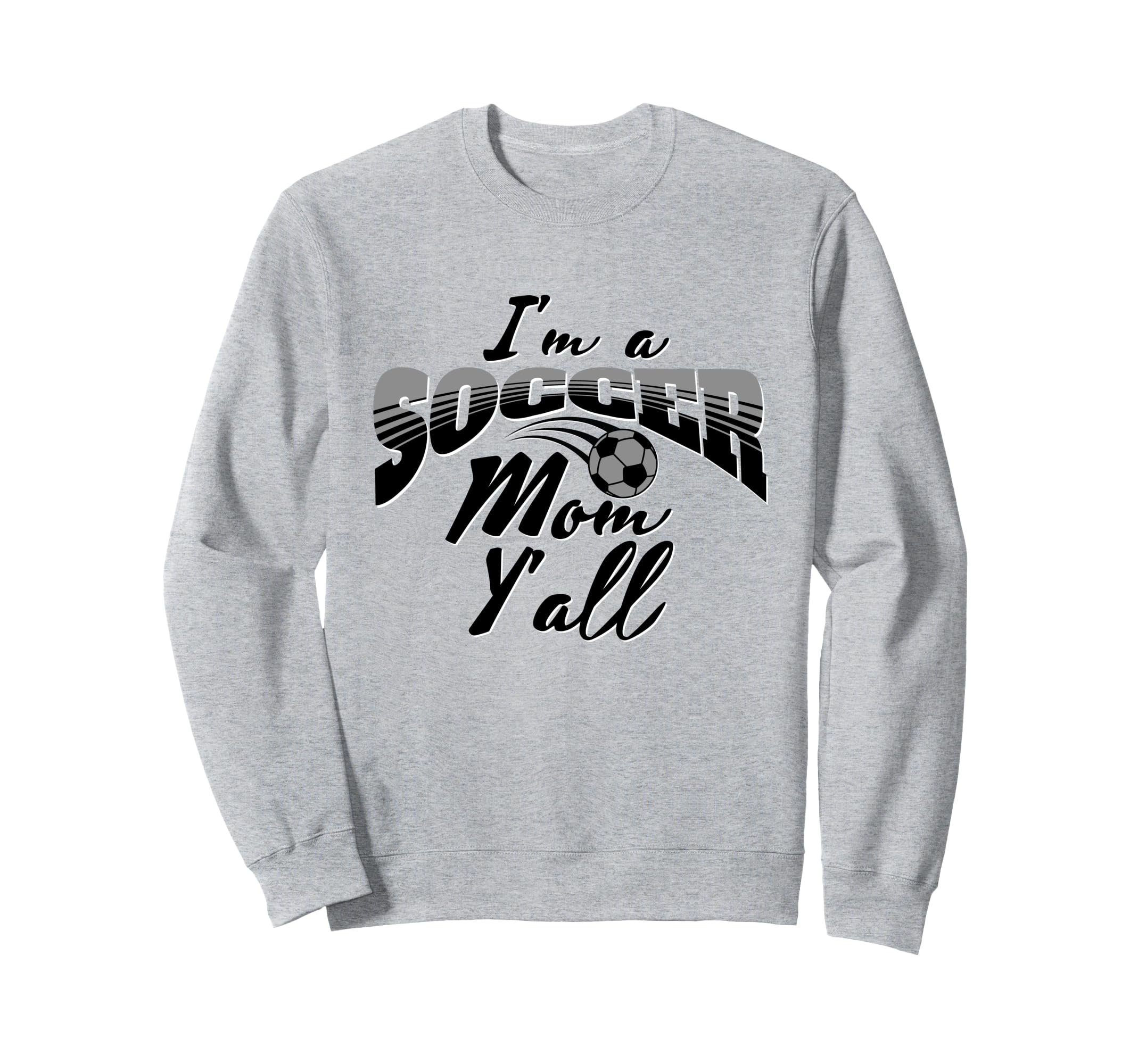 Mom Soccer Lover Soccer Mom Gift Sweatshirt - Minimalist Print Men Women