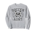 Coquette Bow Soccer Aunt Game Day Sweatshirt - Streetwear Style Men Women