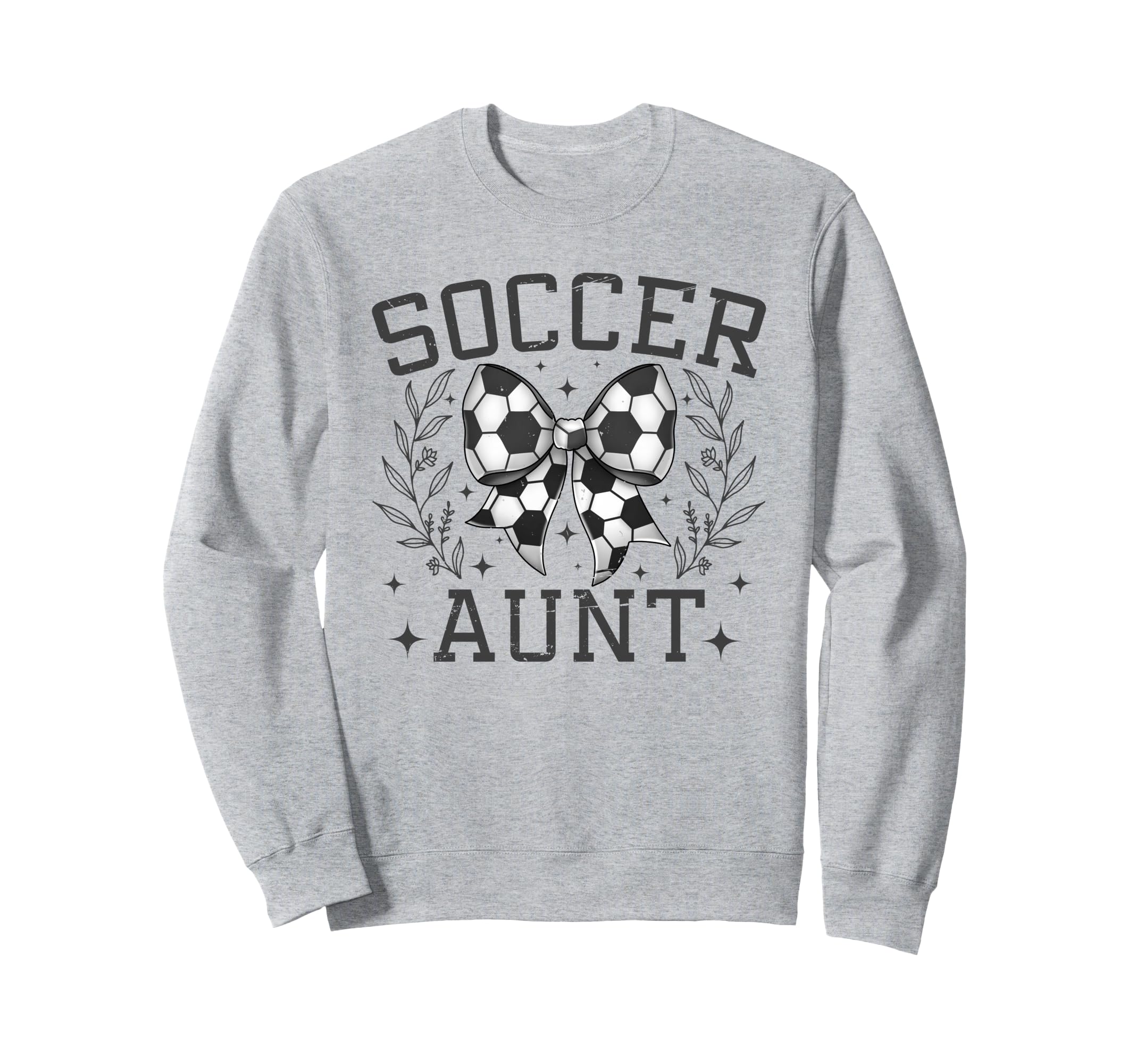 Coquette Bow Soccer Aunt Game Day Sweatshirt - Streetwear Style Men Women