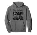 My Favorite Soccer Player Calls Me Hoodie - Unique Graphic for Adults