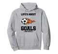 Life Is About Goals And Assist Sports Hoodie - Custom Art Print for Adults