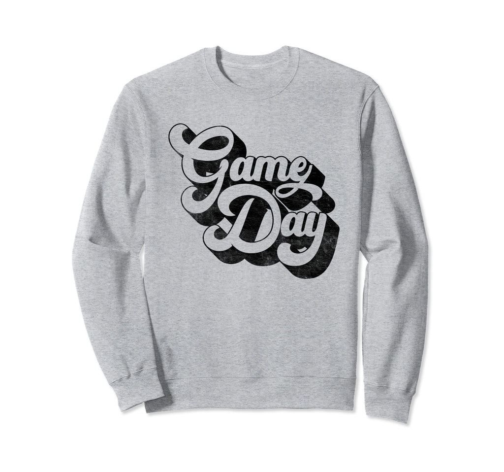 Game Day Black Sports Soccer Sweatshirt - Aesthetic Graphic Men Women